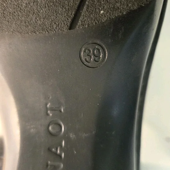 Naot Paris Women's Size EU 39 US Size 8 Deep Blue Wedge Strappy Leather Sandals - Picture 12 of 12